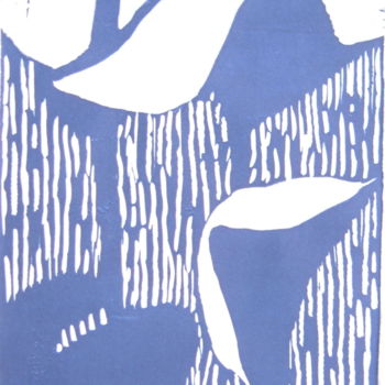 印花与版画 标题为“Calas” 由Nayeli, 原创艺术品, Linocuts