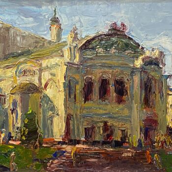 Malerei mit dem Titel "Opera house" von Nazar Ivanyuk, Original-Kunstwerk, Öl