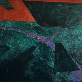 Peinture intitulée "Space" par Nazar Ivanyuk, Œuvre d'art originale, Huile