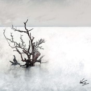 Digital Arts titled "L’hiver" by Natoo, Original Artwork, Digital Painting