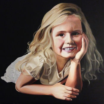 Painting titled "Enfant1.jpg" by Nathalie Crocetti, Original Artwork, Acrylic