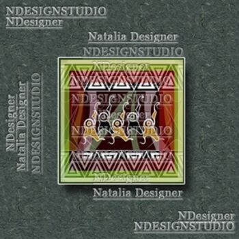 Цифровое искусство под названием "*Симбиоз Геометрии*…" - Natalia Ndesigner, Подлинное произведение искусства