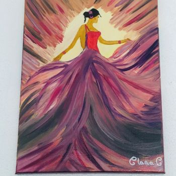 Peinture intitulée "La derniere danse" par Clara.C, Œuvre d'art originale, Huile