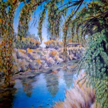 Painting titled "galovic channel" by Djura, Original Artwork, Oil
