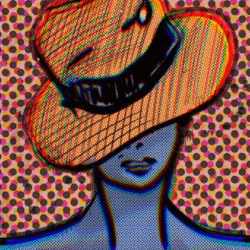 Digital Arts titled "Hat Trickster" by Neel Muller, Original Artwork, Digital Painting