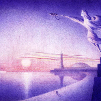 Desenho intitulada "11-1993-re.jpg" por Andrei Antipin, Obras de arte originais, Canetac de aerossol