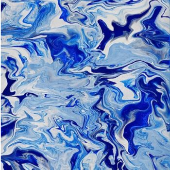 Painting titled "Waves" by Neil Kerman, Original Artwork, Acrylic
