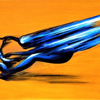 绘画 标题为“Slalom” 由Neint Visiroff, 原创艺术品, 油