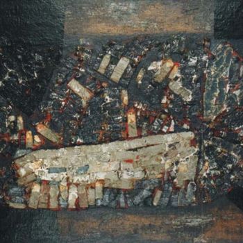 Painting titled "Ark" by Vladimir Nekrasov, Original Artwork, Oil