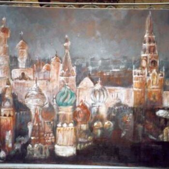 Peinture intitulée "Moscou" par Nel Pertus, Œuvre d'art originale