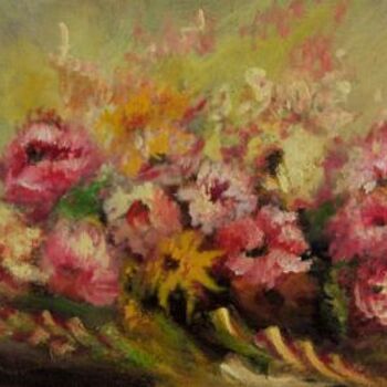 Painting titled "Spring feeling" by Cornelia Rusu Labosan, Original Artwork, Oil