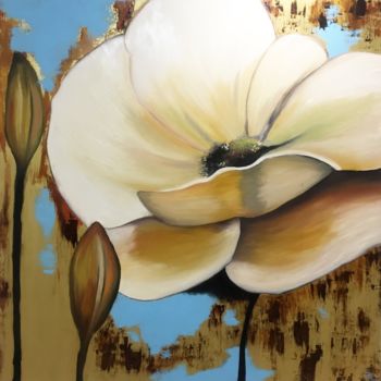 Peinture intitulée "Spring Bloom" par Nelia Aryana, Œuvre d'art originale, Huile