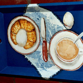 Design titled "Trompe L'oeil" by Nelie Meininger, Original Artwork, Table art