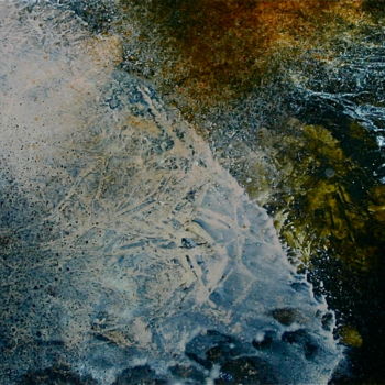 Peinture intitulée "Silence" par Nelly Kieffer, Œuvre d'art originale, Encre