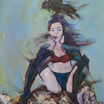 Malarstwo zatytułowany „Scorpio- Above with…” autorstwa Nelisa Nela Baždar, Oryginalna praca, Olej