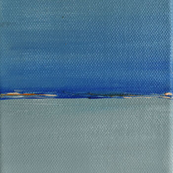 Painting titled "Minimalisme 2" by Nelly Carnet, Original Artwork, Acrylic Mounted on Wood Stretcher frame