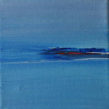 Painting titled "Minimalisme 4" by Nelly Carnet, Original Artwork, Acrylic Mounted on Wood Stretcher frame