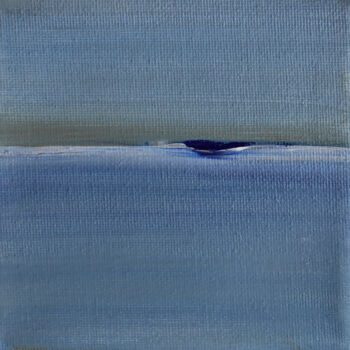 Painting titled "Minimalisme 5" by Nelly Carnet, Original Artwork, Acrylic Mounted on Wood Stretcher frame