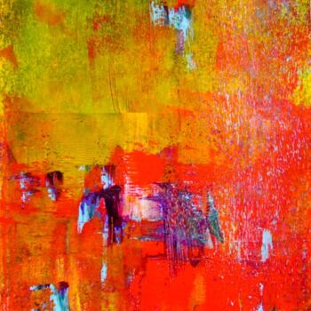 Painting titled "apres-la-pluie.jpg" by Nelly Quéré Cougard, Original Artwork, Oil