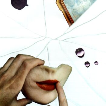 Collages intitulée "Vestiges" par Nelly Sanchez, Œuvre d'art originale
