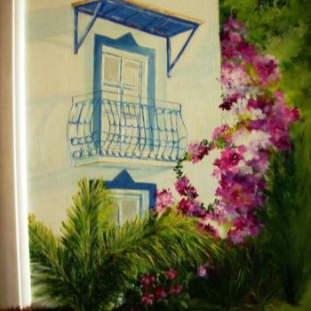 Painting titled "bodrum" by Nelly Sandrin, Original Artwork