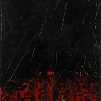 Pintura titulada "Breaking the Bounda…" por Nemanja Nikolic, Obra de arte original, Acrílico Montado en Bastidor de camilla…