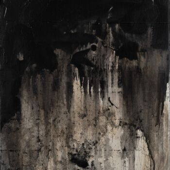 제목이 "Beyond the Veil"인 미술작품 Nemanja Nikolic로, 원작, 아크릴 나무 들것 프레임에 장착됨