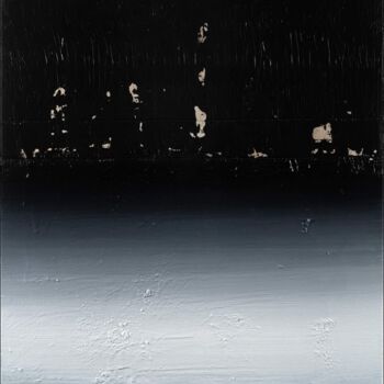 「After Dark」というタイトルの絵画 Nemanja Nikolicによって, オリジナルのアートワーク, アクリル ウッドストレッチャーフレームにマウント