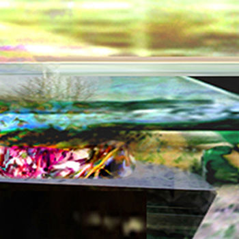 Digital Arts titled "Shorescan" by Immo Jalass, Original Artwork, Digital Painting