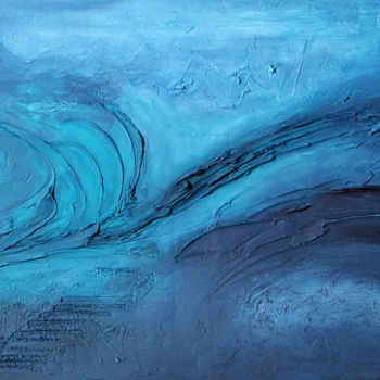Malerei mit dem Titel "Blue Life" von Neo Asgard, Original-Kunstwerk, Acryl