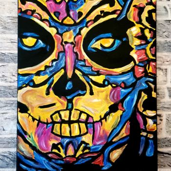 Peinture intitulée "Muertos" par Vince Art, Œuvre d'art originale, Acrylique