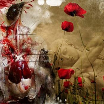 Arts numériques intitulée "Absinthe" par Jac-Zap, Œuvre d'art originale, Photo montage