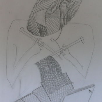 Drawing titled "Casse tête" by Nephidell, Original Artwork