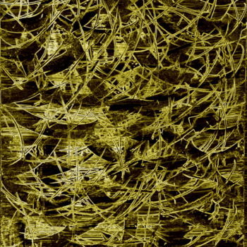 Peinture intitulée "Série dorées1" par Nephidell, Œuvre d'art originale