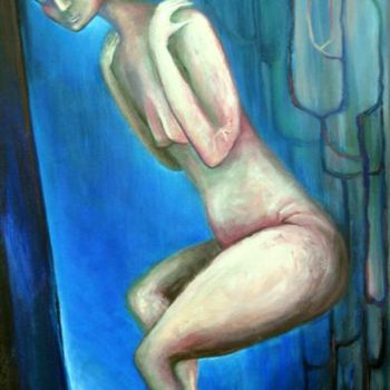 Картина под названием "FEAR DANCE" - Nesis Elisheva (Eli7), Подлинное произведение искусства, Акрил