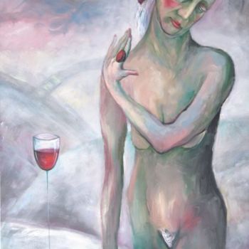 Malerei mit dem Titel "I AM READY" von Nesis Elisheva (Eli7), Original-Kunstwerk, Acryl