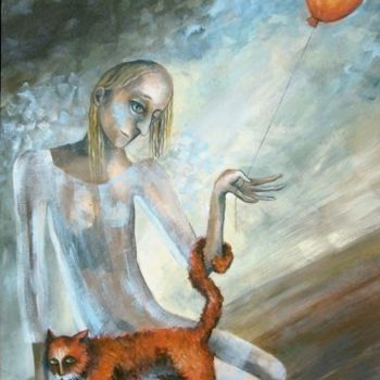 Peinture intitulée "TO HOLD ON THE GROU…" par Nesis Elisheva (Eli7), Œuvre d'art originale, Acrylique