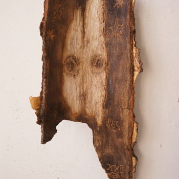 Скульптура под названием "XXI" - Sasha Nesterkina, Подлинное произведение искусства, Дерево