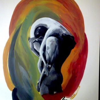 Pintura titulada "te llevo" por Nestor Nis, Obra de arte original