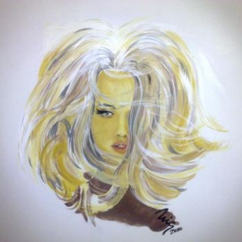 Pintura titulada "viento" por Nestor Nis, Obra de arte original