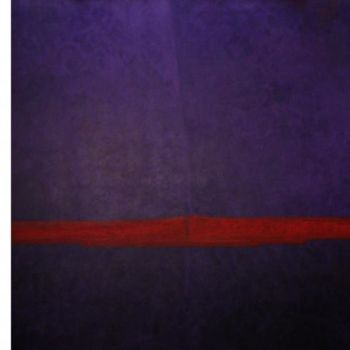 Peinture intitulée "purple kiss" par Neubach, Œuvre d'art originale, Huile