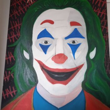 Painting titled "Joker" by Vince, Original Artwork, Spray paint