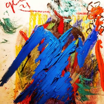 Pintura titulada "Blue impass" por Ester Sentís, Obra de arte original, Acrílico