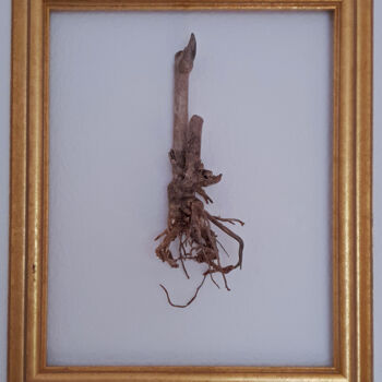 Γλυπτική με τίτλο "Dry" από Nevenka Spasic-Thater, Αυθεντικά έργα τέχνης, Ξύλο