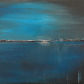 Painting titled "The light" by Nuno Feijao, Original Artwork, Oil