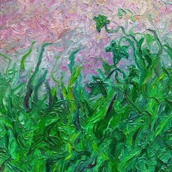 Pittura intitolato "Ivy In The Grass" da Nancy Price, Opera d'arte originale