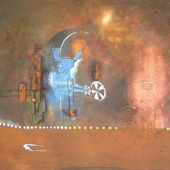 Pintura titulada "Voutessurterrebleue…" por Gl Ngangue Embola, Obra de arte original