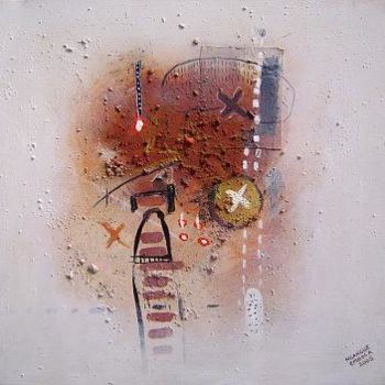 Peinture intitulée "souvenir de bafouss…" par Gl Ngangue Embola, Œuvre d'art originale