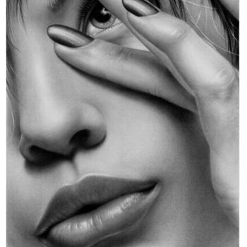 Drawing titled "THE LIPS" by Ngay Ta, Original Artwork, Other