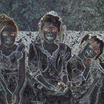 Digitale Kunst getiteld "Regards...." door Naïma Gharbi, Origineel Kunstwerk